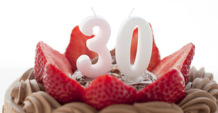 30歳の誕生日ケーキ